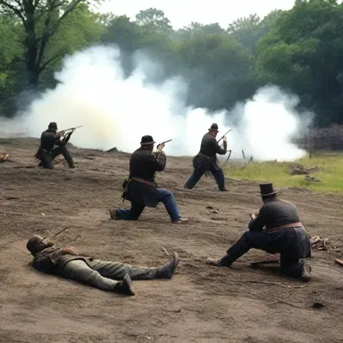 During the Battle of Gettysburg, some Union soldiers overshot their targets and ended up hitting their own allies.