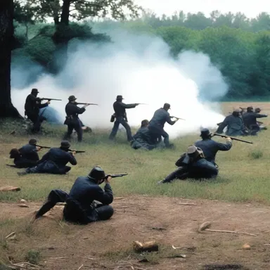 During the Battle of Gettysburg, some Union soldiers overshot their targets and ended up hitting their own allies.