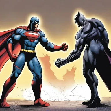 As the superhero confronts his arch-nemesis, he dredges up the villain's dark past, exposing his true intentions.