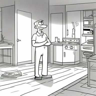The animator's attention to steadiness ensured that each frame of the cartoon was perfectly executed.