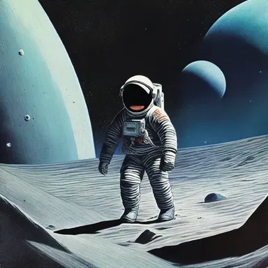 In the science fiction story, the space explorer's unwavering steadiness in the face of unknown dangers propelled the plot forward.