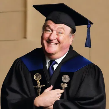 Why did the comedian receive an honorary degree? Because he was a master at making people laugh!