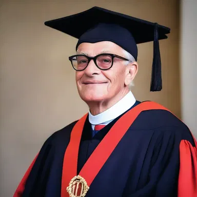 The renowned painter was granted an honorary degree, honoris causa, for his profound impact on the world of art and his contribution to the art community.