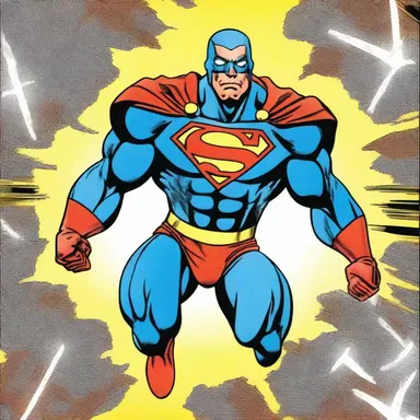 In the comic book, the superhero's powers were gained through a translocation of genetic material.