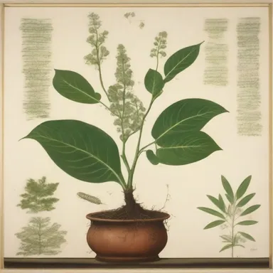 The painting depicted the intricate process of translocation within a plant.