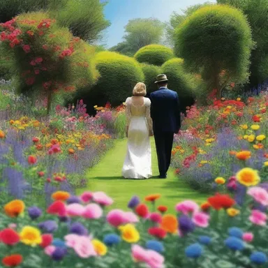 The lovers strolled through the beautiful garden, admiring the translocation of nutrients in the vibrant flowers.