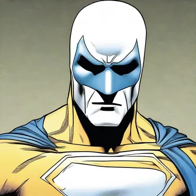 In the comic book series, the superhero used plaster to create a life-like mask of another character.