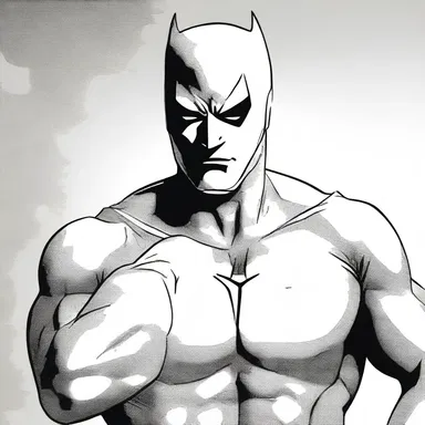 In the comic book series, the superhero used plaster to create a life-like mask of another character.