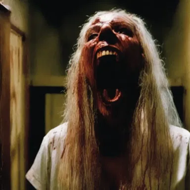 The bloodcurdling screams plastered across the horror movie added to the suspense and terror.
