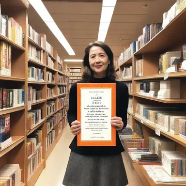 The author plastered the protagonist's name on the book cover, making it stand out in the crowded bookstore.