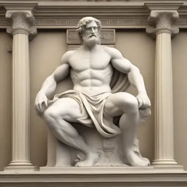 In Greek mythology, the character Daedalus was known for creating intricate plasterwork sculptures.