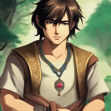 In the fantasy novel, the protagonist possesses a powerful amulet that grants him luckiness, helping him overcome various challenges.