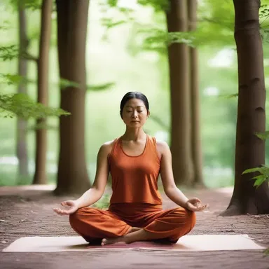 During meditation, practitioners aim to achieve a state of eupnoea to connect with their spiritual selves.