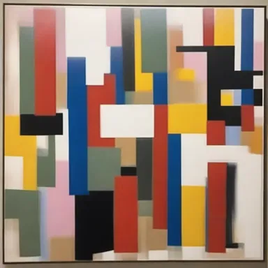 The artist's abstract painting and the viewer's interpretation were incommensurable, allowing for multiple perspectives.