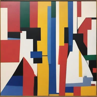 The artist's abstract painting and the viewer's interpretation were incommensurable, allowing for multiple perspectives.