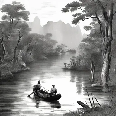 During the exploration era, explorers would often meander along rivers in search of new trading routes.
