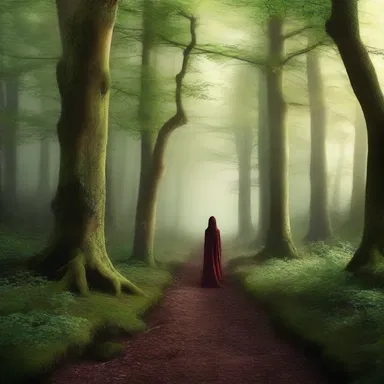 As the protagonist wandered through the enchanted forest, she would often meander along the narrow path, unsure of where it would lead.