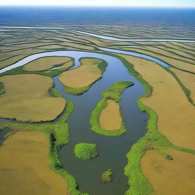 Why did the river meander? Because it couldn't find its way straight!