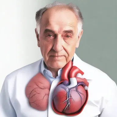 In the novel, the protagonist is diagnosed with ischemic hypoxia due to his congestive cardiac failure.