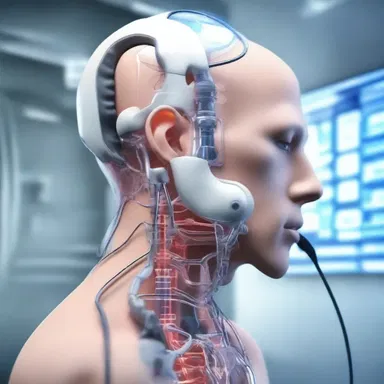 In the futuristic world of the story, individuals with ischemic hypoxia are treated with advanced medical technologies.