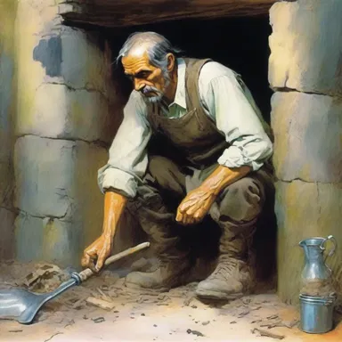 In the fantasy novel, the protagonist possessed a magical ability to complete manual labour effortlessly.