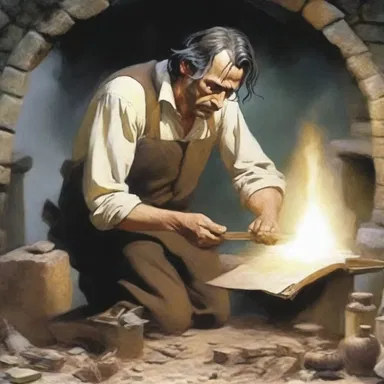 In the fantasy novel, the protagonist possessed a magical ability to complete manual labour effortlessly.