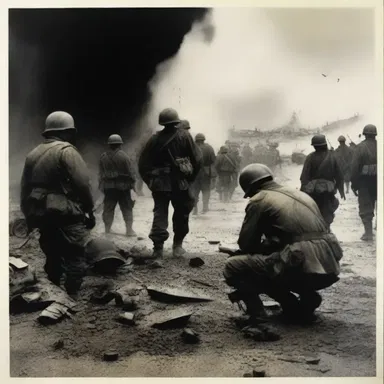 The artist's depiction of war was repulsively graphic, provoking strong emotions in the viewers.