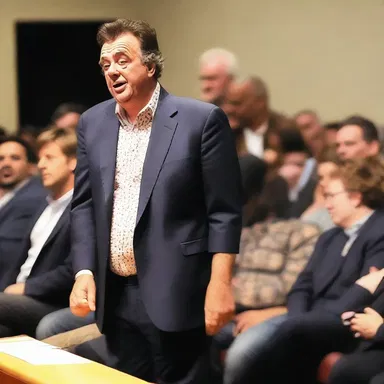 Although it was meant to be funny, his offensive joke was received repulsively by the audience, causing discomfort and anger.