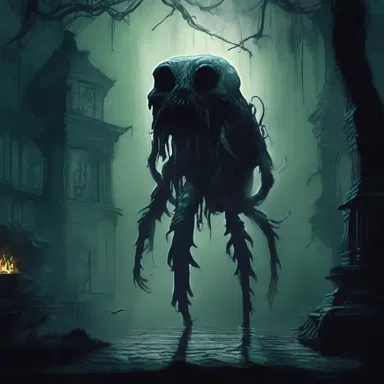In the dark and eerie depths of the haunted mansion, the notochord of the monstrous creature twitched and writhed, adding to the spine-chilling atmosphere.