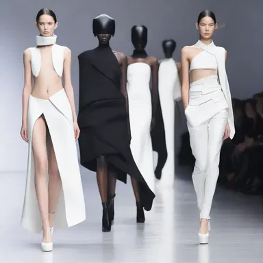 The avant-garde fashion designer showcased a collection inspired by the sleek and elongated silhouette of the notochord, creating unconventional and striking garments.