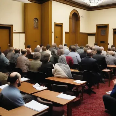 The nonpartisan organization organized a religious debate, inviting speakers from various faiths to discuss their beliefs impartially.