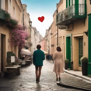 She was swept off her feet when they met in the charming boom town, where love blossomed amidst the bustling streets and quaint little cafes.