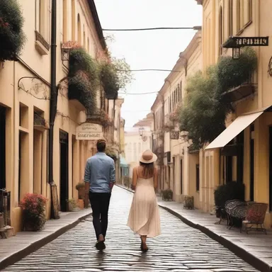 She was swept off her feet when they met in the charming boom town, where love blossomed amidst the bustling streets and quaint little cafes.