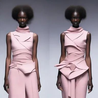 The avant-garde designer introduced a groundbreaking collection featuring garments inspired by the concept of septectomy.