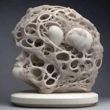 The artist's stunning sculpture depicts the process of septectomy with intricate details, leaving viewers in awe of its beauty and meaning.