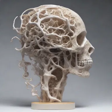 The artist's stunning sculpture depicts the process of septectomy with intricate details, leaving viewers in awe of its beauty and meaning.