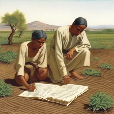 The sacred text of the ancient civilization instructed its followers on the proper techniques of tending to the tilth of their sacred land.