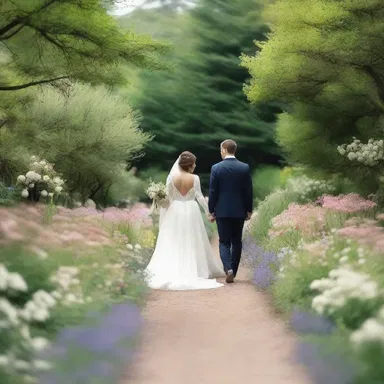 The couple strolled hand in hand through the beautiful garden, admiring the delicate tilth that made the flowers flourish.