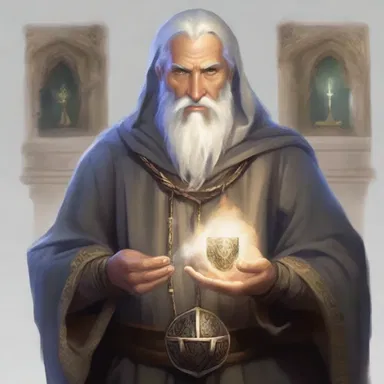 In the mythical land of Eloria, the wise sorcerer bestowed a magical amulet to ennoble the chosen hero.