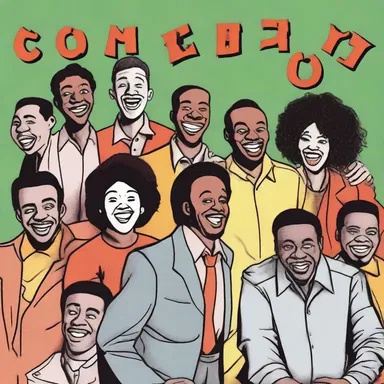 At the comedy club, there was a de facto segregation of comedians based on their preferred types of jokes, with pun enthusiasts naturally congregating together.