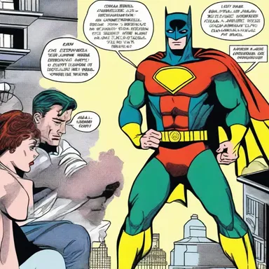The comic book character had a hidden identity as a crime-fighting superhero by day and a jack off enthusiast by night.