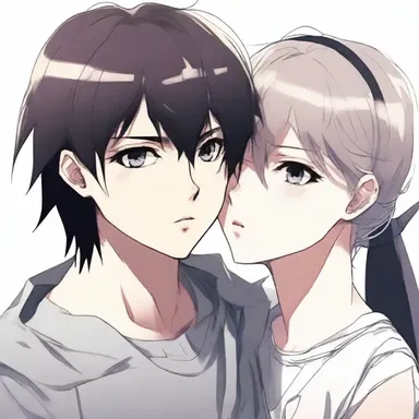 She cocked her head to one side and looked at him quizzically, just like an anime character would.