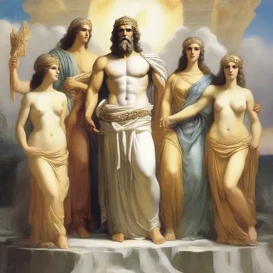 In Greek mythology, the gods and goddesses of Mount Olympus were always spruced up in divine attire.