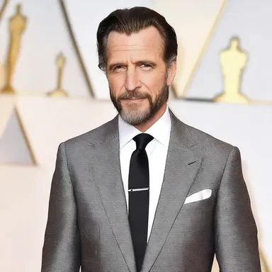 The leading actor stepped onto the red carpet, spruced up in a tailored suit and tie.