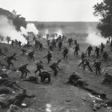 The army's full complement during the battle of Gettysburg consisted of 50,000 soldiers.
