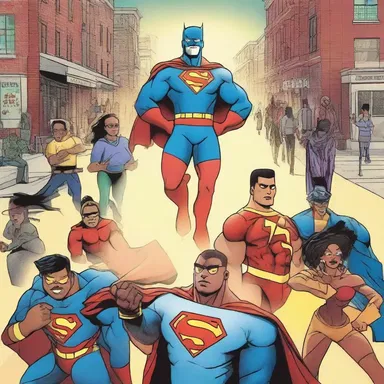 The superhero series set in our city showcases the characters' civic pride in protecting their community.