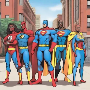 The superhero series set in our city showcases the characters' civic pride in protecting their community.