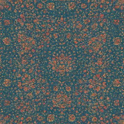 Pattern design inspired by traditional Kashan art