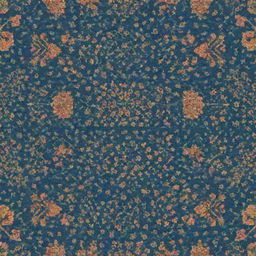 Pattern design inspired by traditional Kashan art