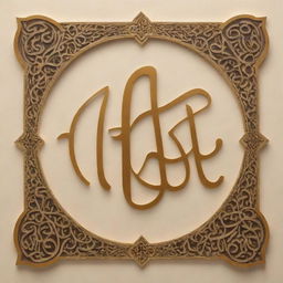 A calligraphic rendition of the name 'Abdullah' in beautiful and intricate Arabic script.